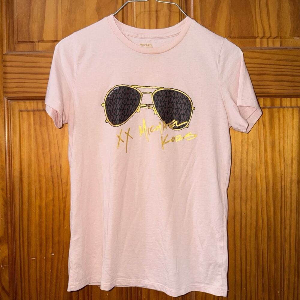 Michael Kors Coral T-Shirt Xsmall With logo sunglasses